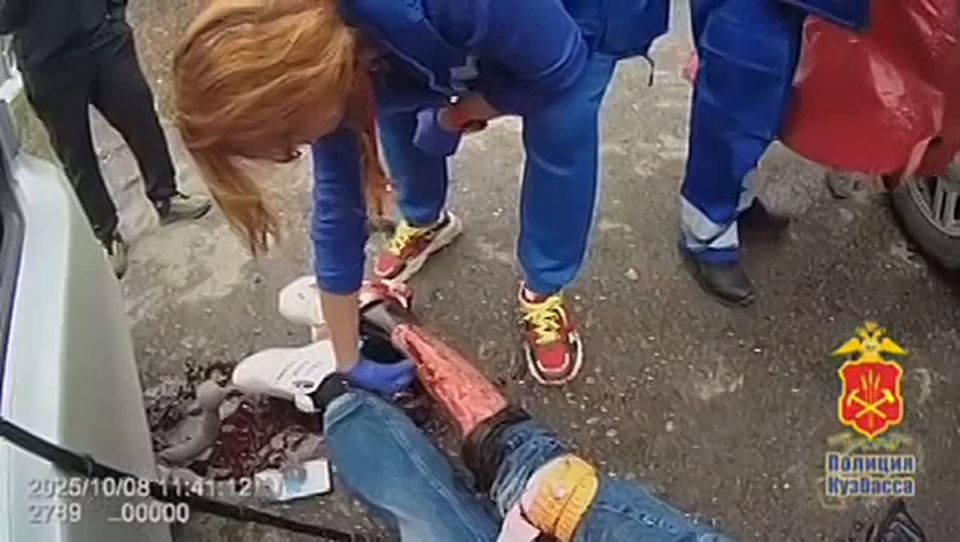 Полицейские спасли юргинца с кровотечением из ноги