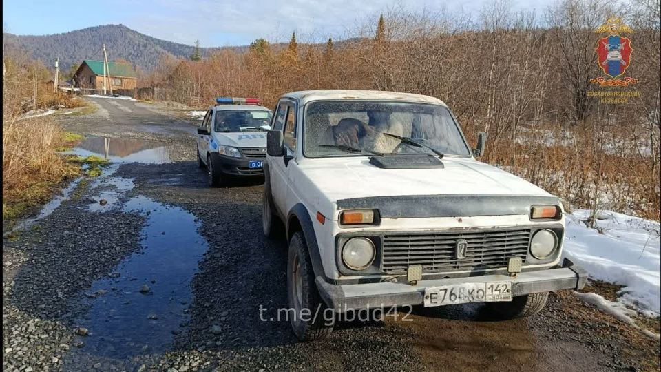 В Шерегеше сотрудники Госавтоинспекции отстранили от управления нетрезвого водителя, который ехал с рыбалки