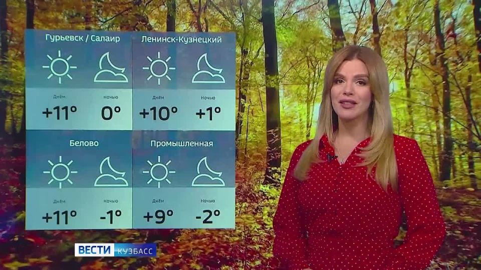 Доброе утро! Сегодня в Кузбассе небольшая облачность, преимущественно без осадков