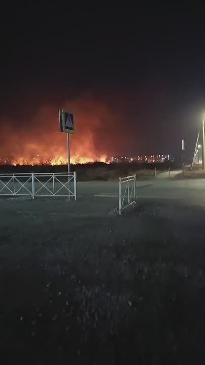 "Пламя видно вдоль всей трассы!"