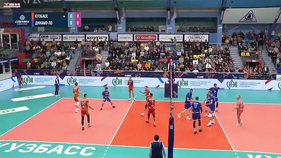 ВК «Кузбасс» - «Динамо» ЛО – 1:3