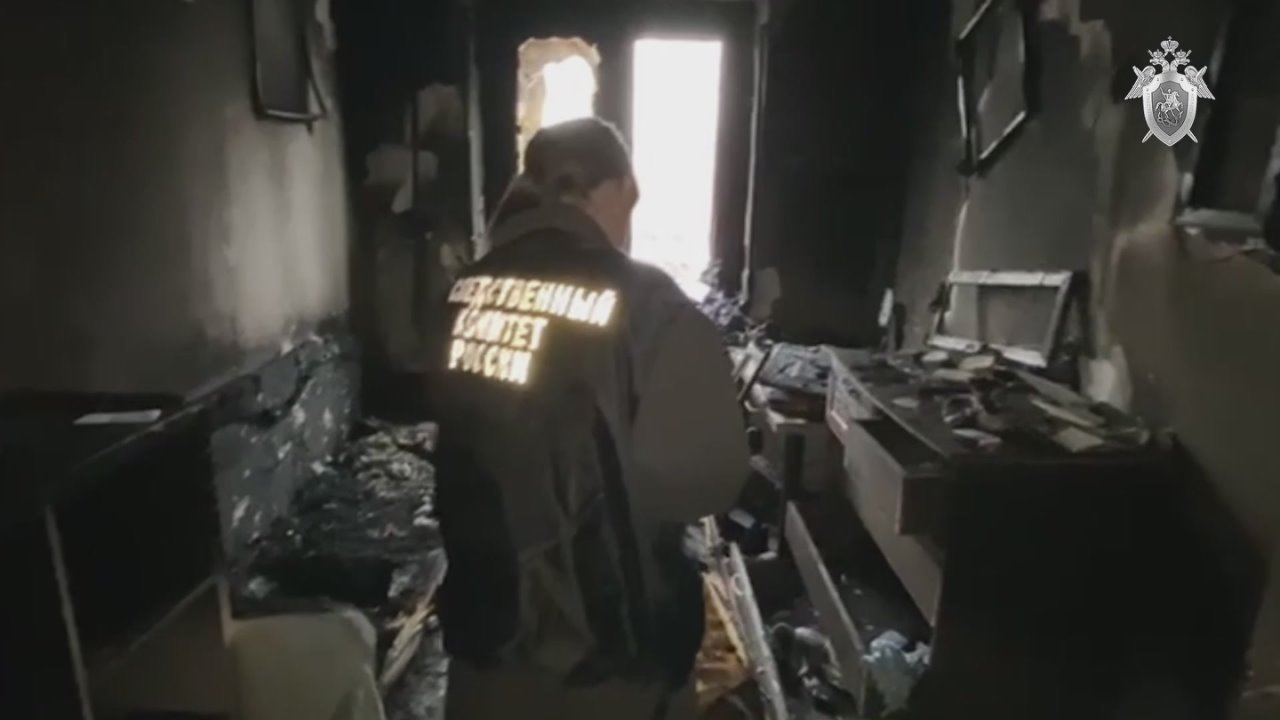 В Кемеровской области – Кузбассе возбуждено уголовное дело по факту пожара, унесшего жизни трех человек, в том числе малолетних