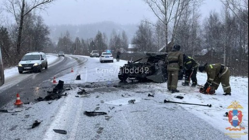 Погиб водитель ВАЗ-2115: появились подробности ДТП на трассе Мыски-Междуреченск