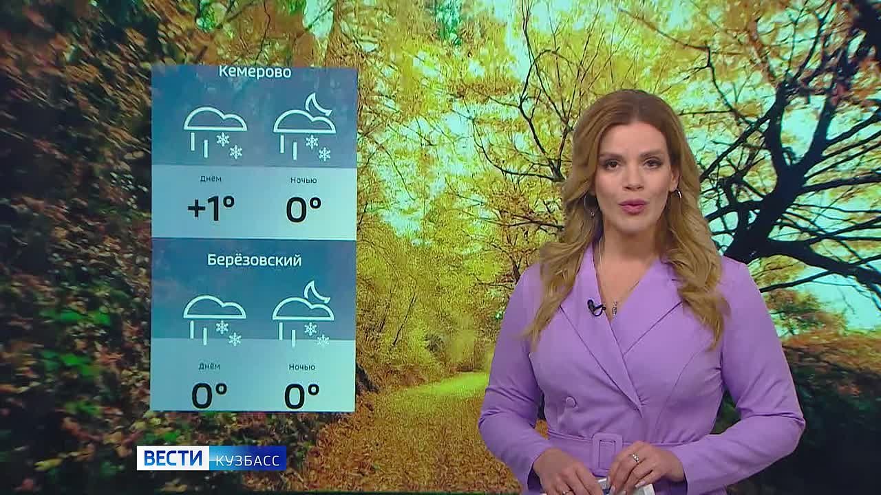 Доброе утро! Сегодня в Кузбассе облачно, мокрый снег, дождь