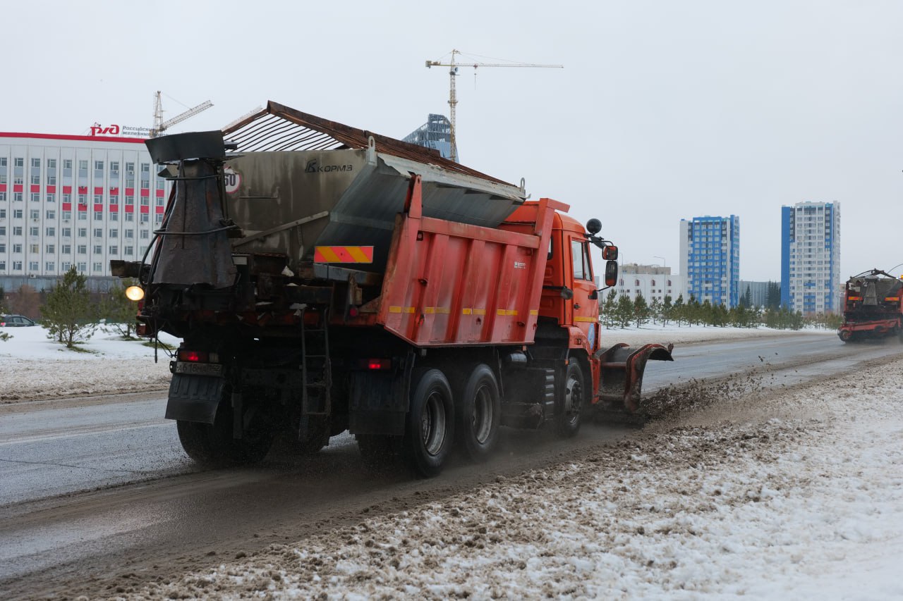 Дорожные службы работают во всех районах города Кемерово Дорожные службы работают во всех районах города Кемерово
