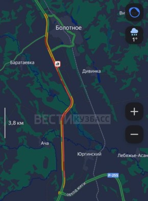 На трассе организовано реверсивное движение, сообщили в ГУ МВД России по Новосибирской области