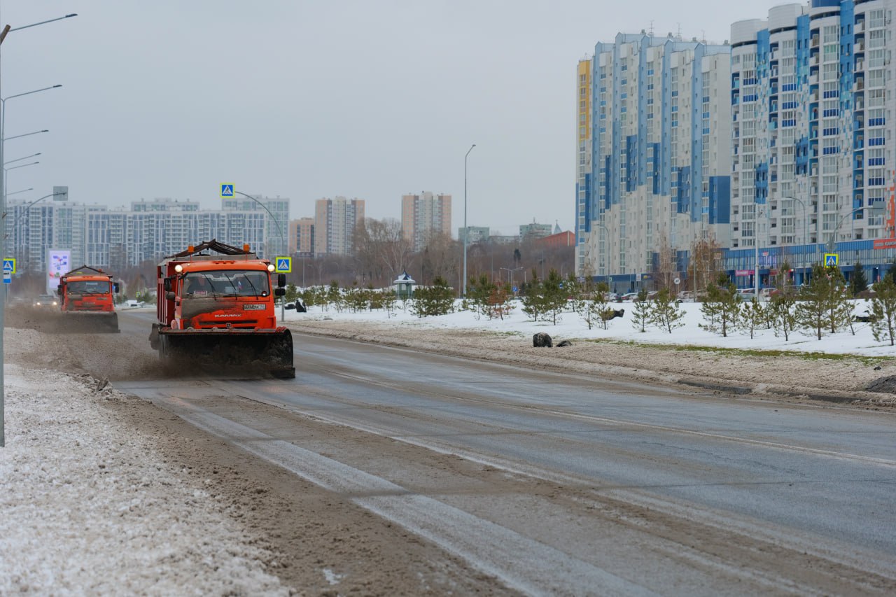 Дорожные службы работают во всех районах города Кемерово Дорожные службы работают во всех районах города Кемерово
