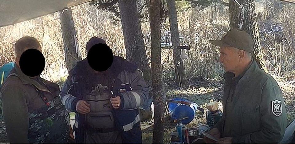 Ловили хариуса в заповеднике