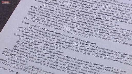 Приговор за незаконную миграцию