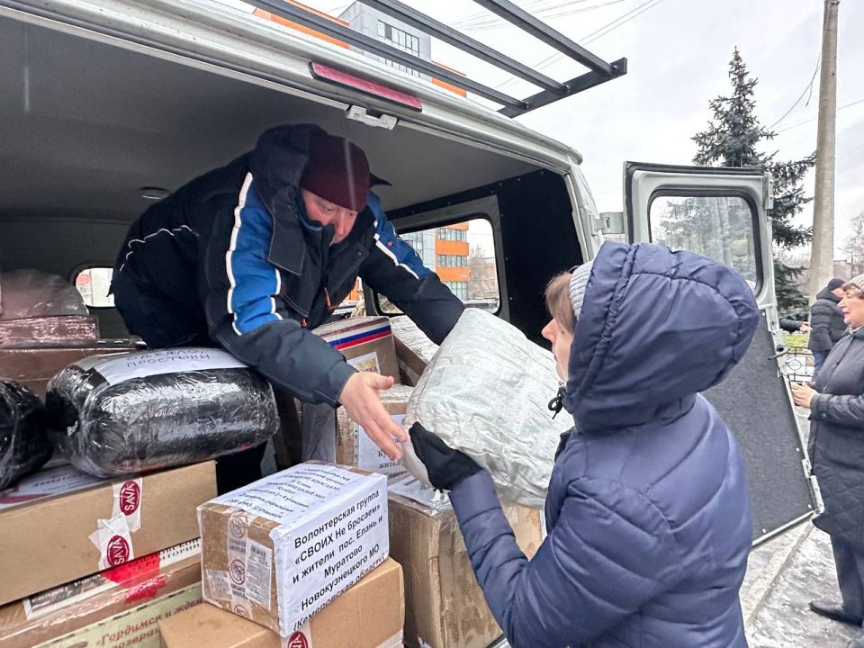 Гуманитарный груз сегодня уехал на передовую из Новокузнецкого округа