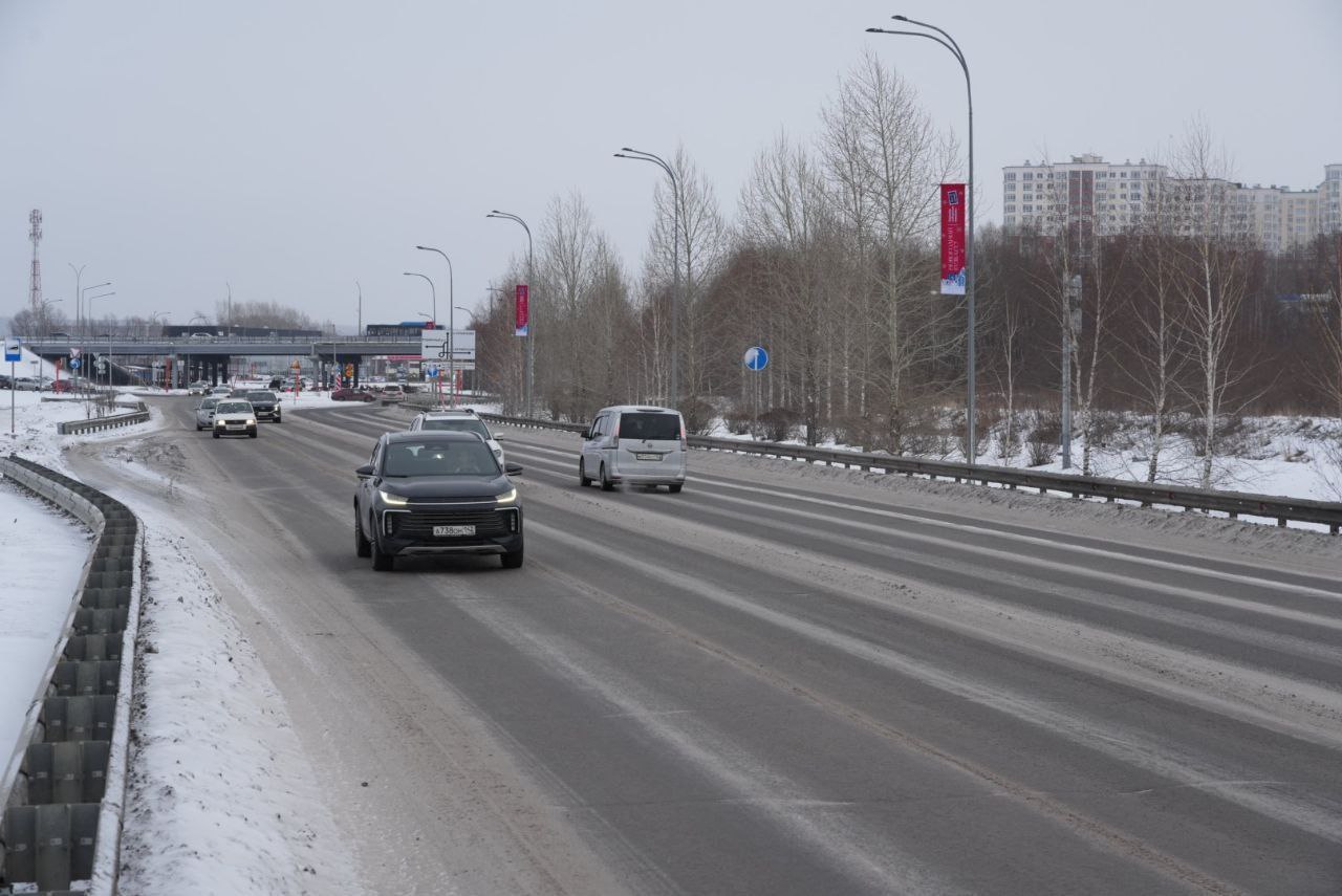 Сегодня полностью откроют движение автомобилей по Притомскому проспекту