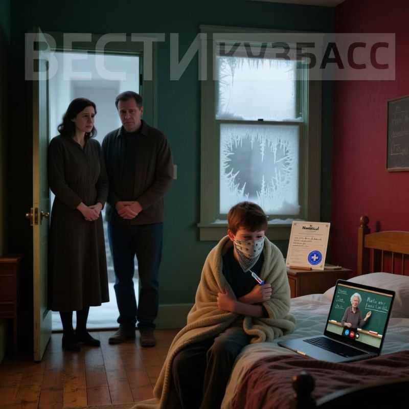 Около двух тысяч детей в Кузбассе вынуждены оставаться дома