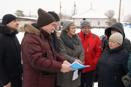 Глава города Кемерово Дмитрий Анисимов провел контрольный выезд на территорию частного сектора в районе нефтебазы