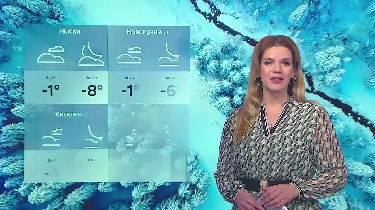 Доброе утро! Сегодня в Кузбассе облачно, местами небольшой снег, на дорогах гололедица