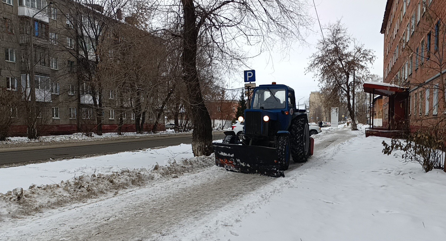 С начала сезона в Кемерове вывезли 212 тысяч кубометров снега