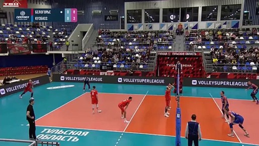 ВК «Кузбасс» проиграл «Белогорью»