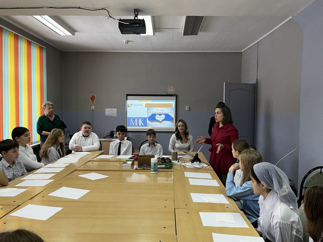 Избирательная комиссия Кузбасса рассказала школьникам о волонтерстве