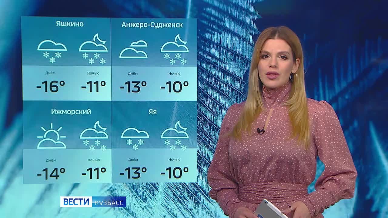 Доброе утро! Сегодня в Кузбассе переменная облачность, небольшой снег, гололедица