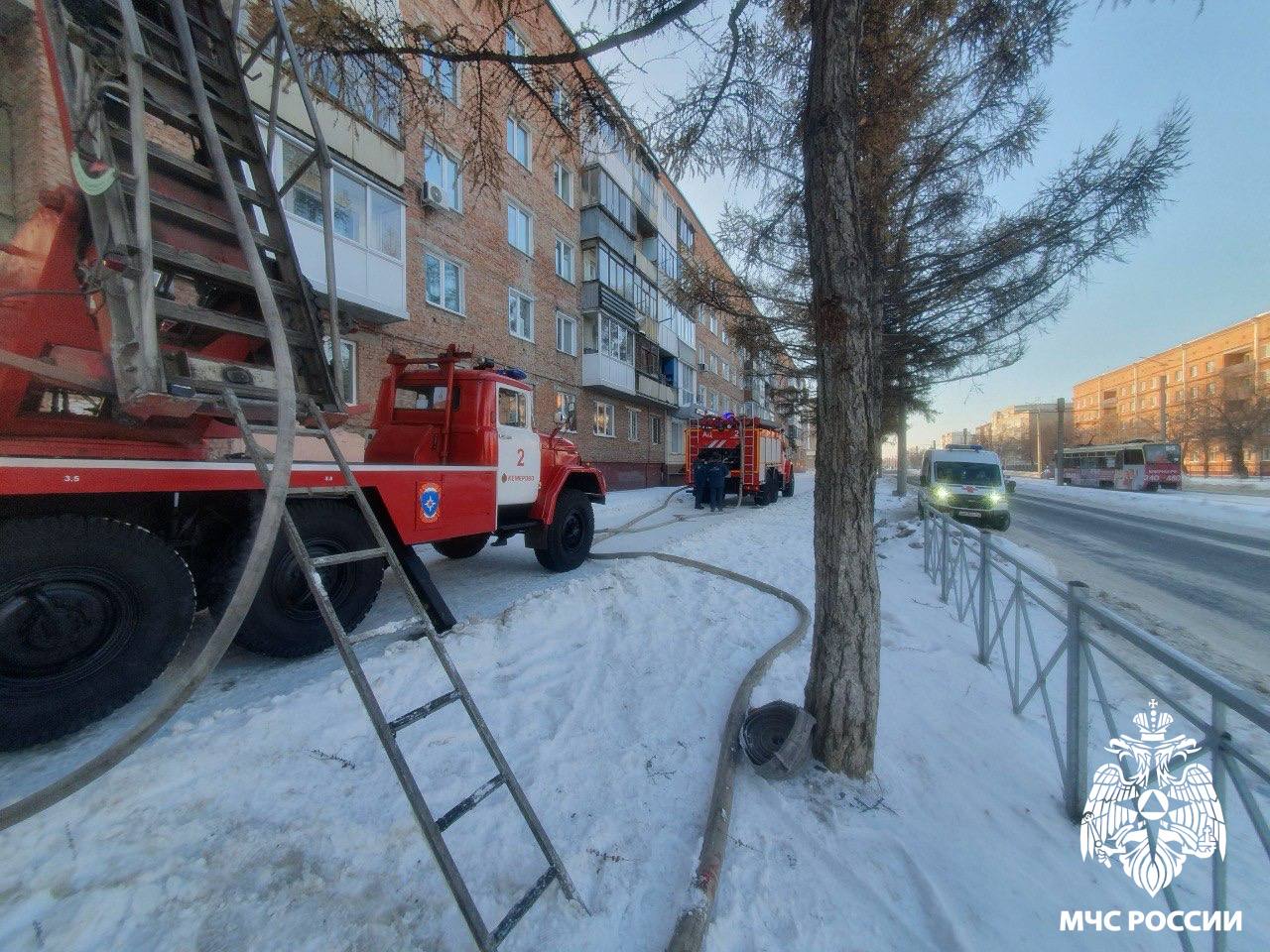 Пожар в Заводском районе был оперативно ликвидирован
