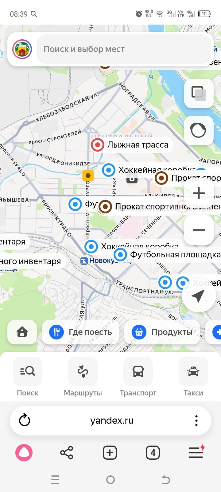 Комитет по физической культуре, спорту и туризму запустил удобную интерактивную карту зимних спортивных объектов на сезон 2025-2026