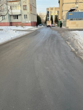 После обращения участника специальной военной операции на личный прием к прокурору области отремонтирована дорога вблизи школы в г. Кемерово