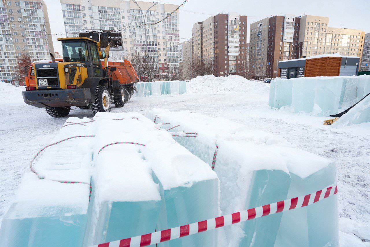 Ледовый городок совсем скоро появится в Рудничном районе города Ледовый городок совсем скоро появится в Рудничном районе города