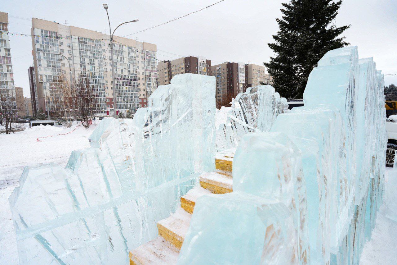 Ледовый городок совсем скоро появится в Рудничном районе города Ледовый городок совсем скоро появится в Рудничном районе города