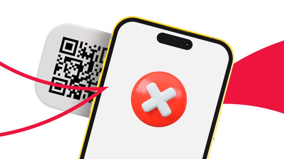 ������ ������� ����� QR-��� ������ �� ��������