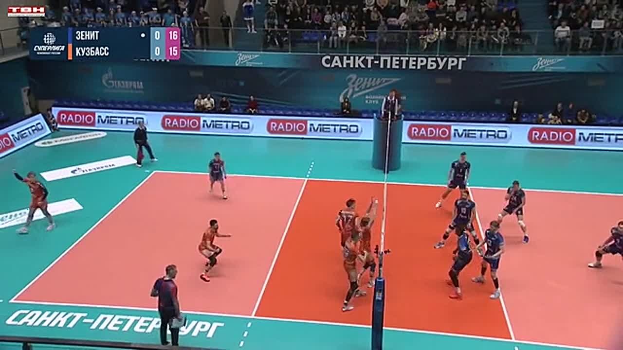 «Зенит» - ВК «Кузбасс» - 3:0