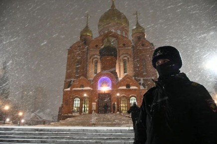 Сотрудники кузбасской полиции обеспечили охрану общественного порядка на Рождество