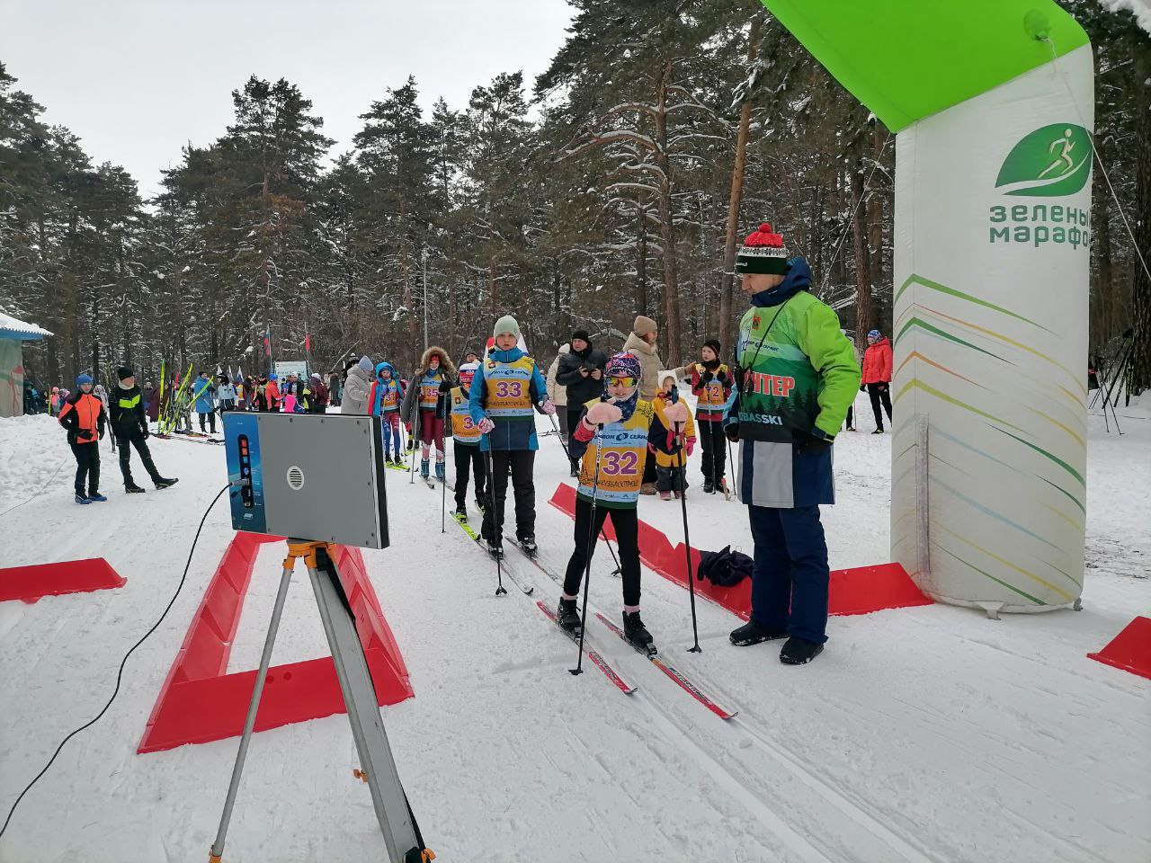 Второй день лыжных гонок завершился сегодня в Рудничном бору