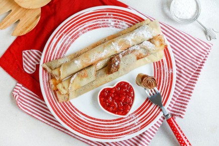 Сладкое наслаждение: блинчики с шоколадным маскарпоне