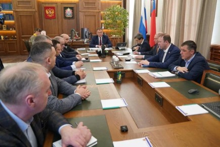 Дмитрий Анисимов: Доложил губернатору Кузбасса Илье Владимировичу Середюку о ходе подготовки к старту реконструкции трамвайного маршрута №10