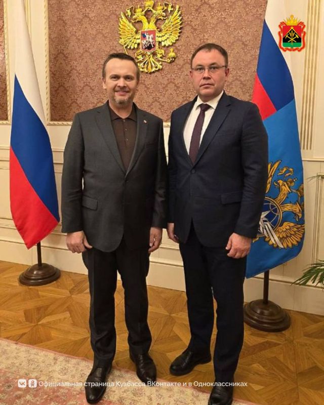 Губернатор Кузбасса Илья Середюк встретился с Министром транспорта России Андреем Никитиным