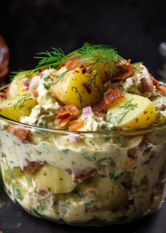 Харизматичный картофельный салат: идеальный выбор для весенних обедов