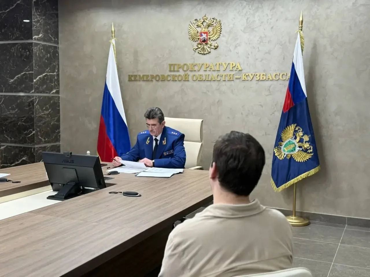 В Кузбассе заместитель Генпрокурора России провел личный прием жителей региона