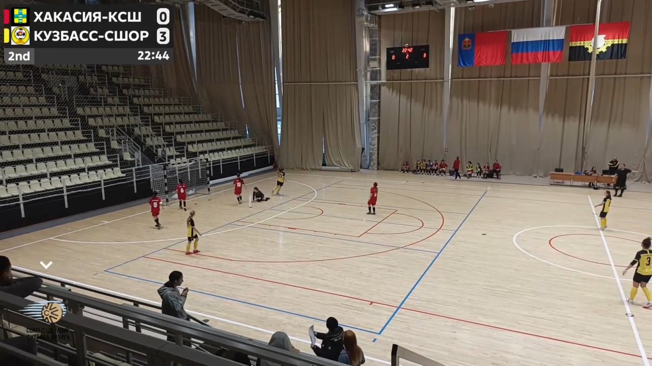 Победа в женском футзале. В Кемерове прошёл чемпионат Сибирского и Дальневосточного федеральных округов по футзалу среди женских команд