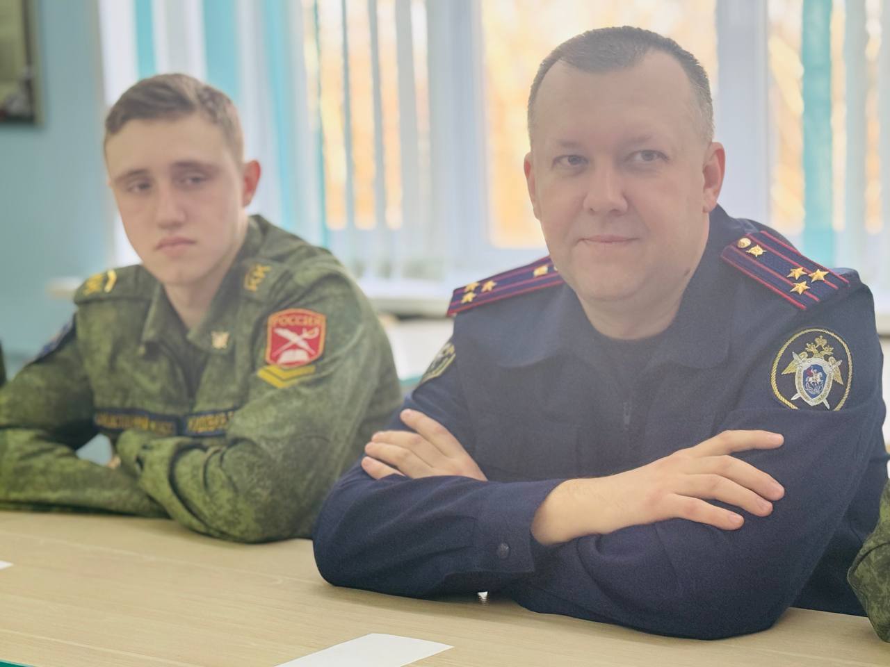 Сотрудники СК и активисты молодежного союза «Юный следователь» провели для кадет профориентационное мероприятие Сотрудники СК и активисты молодежного союза «Юный следователь» провели для кадет профориентационное мероприятие