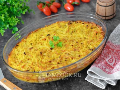 Идеальная картофельная запеканка без клейкости