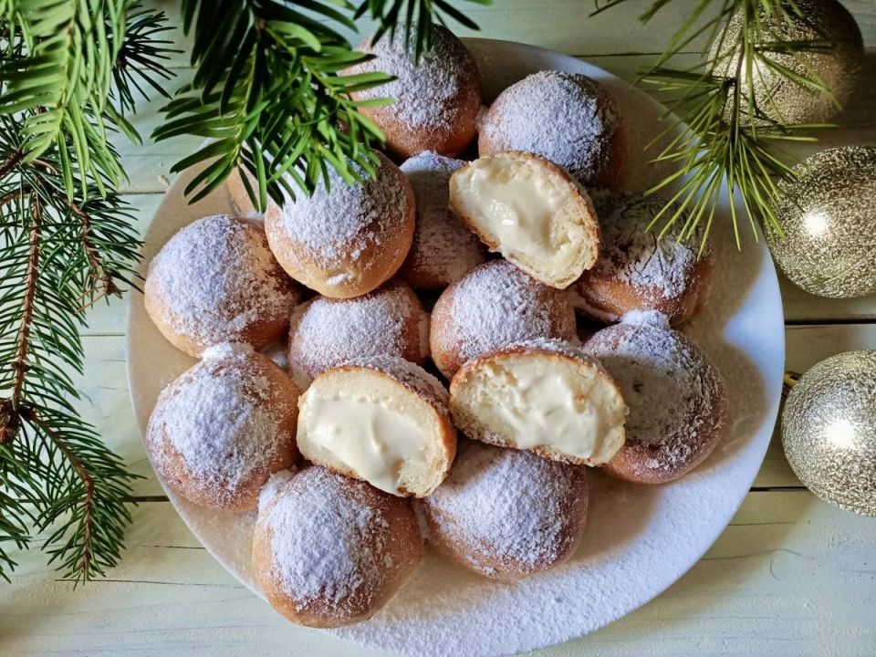 Очарование мини-булочек с кремом для вашего стола