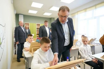 В деревне Береговая Кемеровского округа открылась современная начальная школа на 160 мест