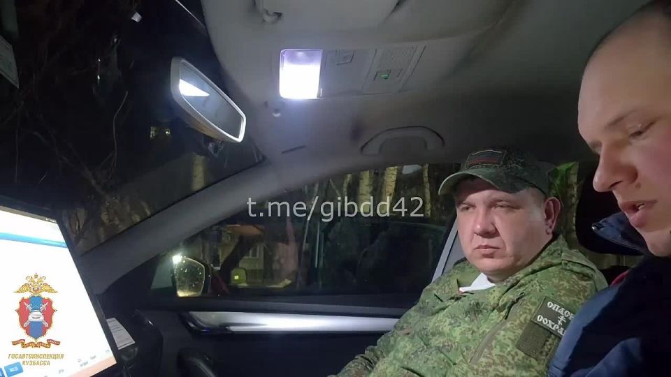 Сотрудники Госавтоинспекции Юрги отстранили от управления водителя с признаками опьянения