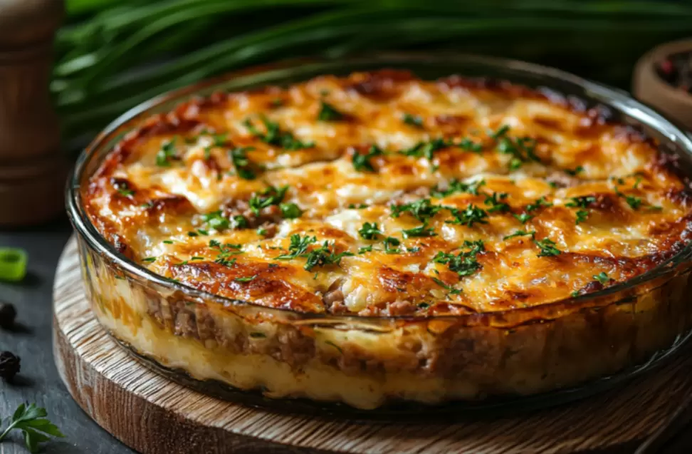 Простой заливной пирог «Ленивый беляш»: вкусный и быстрый ужин без хлопот