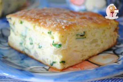 Простой ленивый пирог с капустой на скорую руку