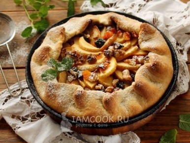 Галета с яблоками и орехами: идеальный баланс вкусов