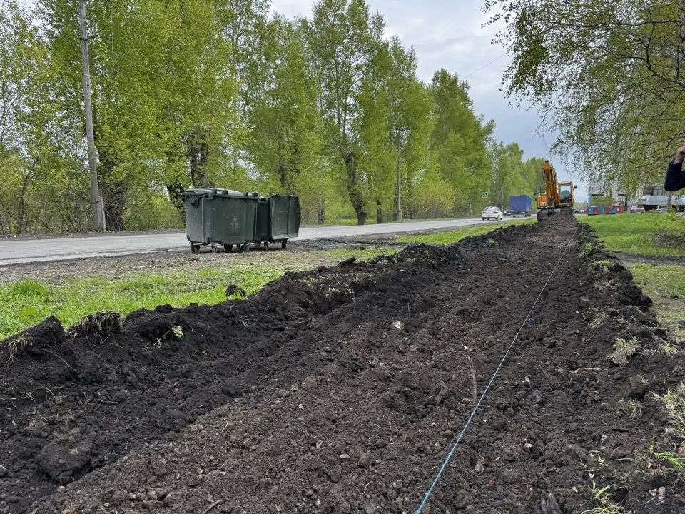 Вдоль улицы Ногинской в Рудничном районе появится пешеходный тротуар Вдоль улицы Ногинской в Рудничном районе появится пешеходный тротуар