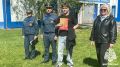 В Юрге юные пожарные тушили «огонь» по-настоящему