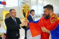 Первый турнир по мини-футболу объединил священников Русской и Сербской Православных церквей в Кузбассе