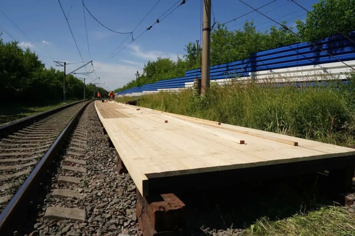 В Кемерове завершается строительство новой железнодорожной платформы «21-й микрорайон» В Кемерове завершается строительство новой железнодорожной платформы «21-й микрорайон»