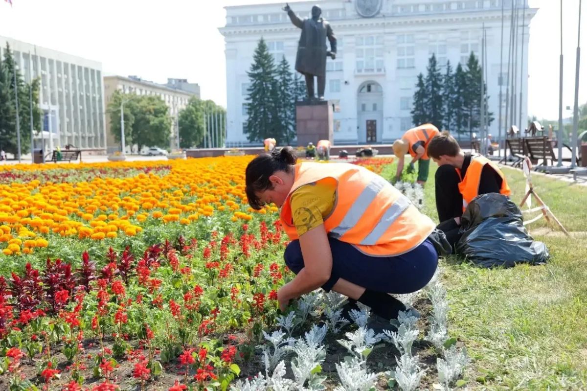 Сегодня на ежедневные работы по текущему содержанию города вышли 240 рабочих Сегодня на ежедневные работы по текущему содержанию города вышли 240 рабочих